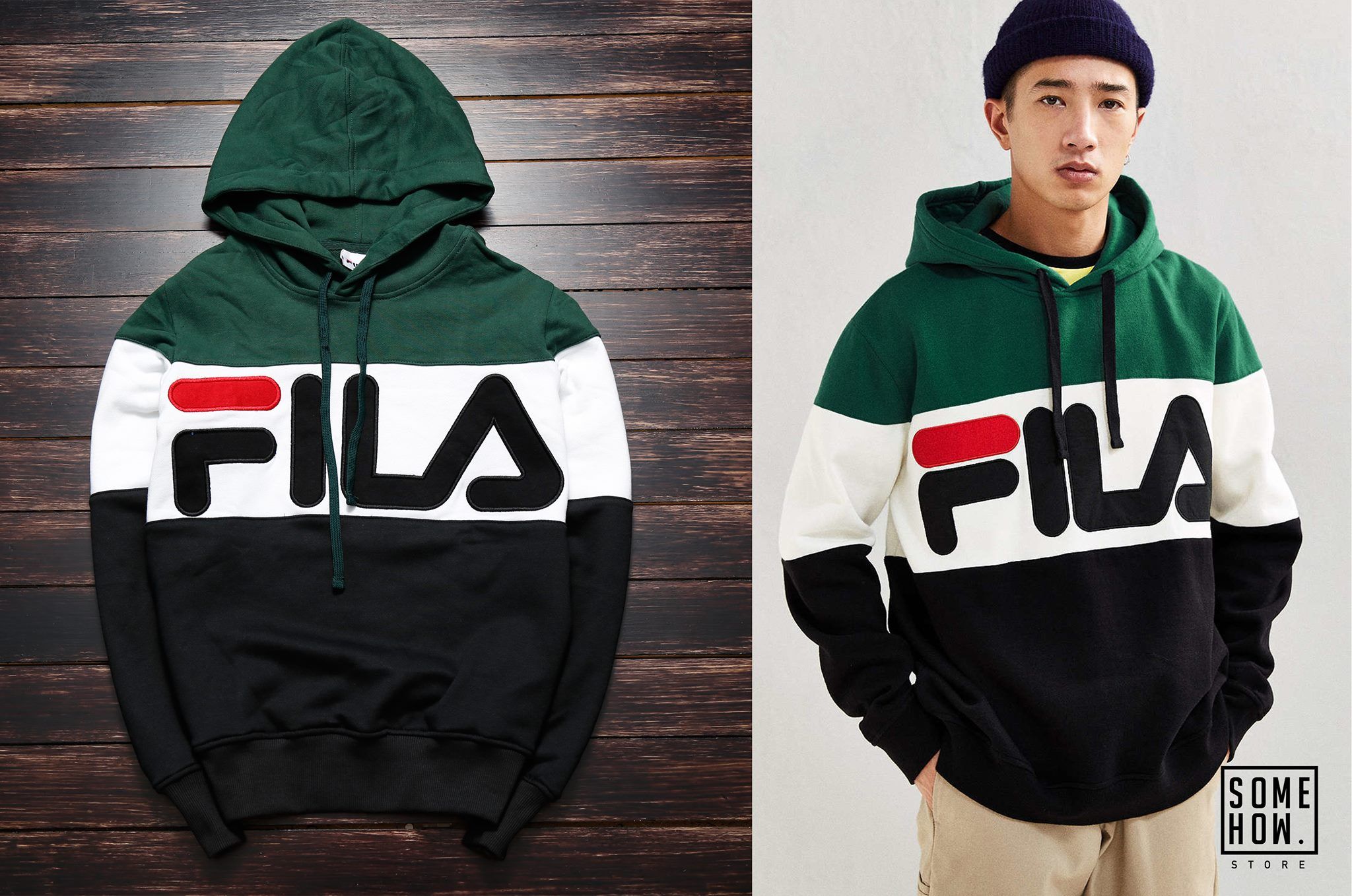 Hoodie Phối - Fila