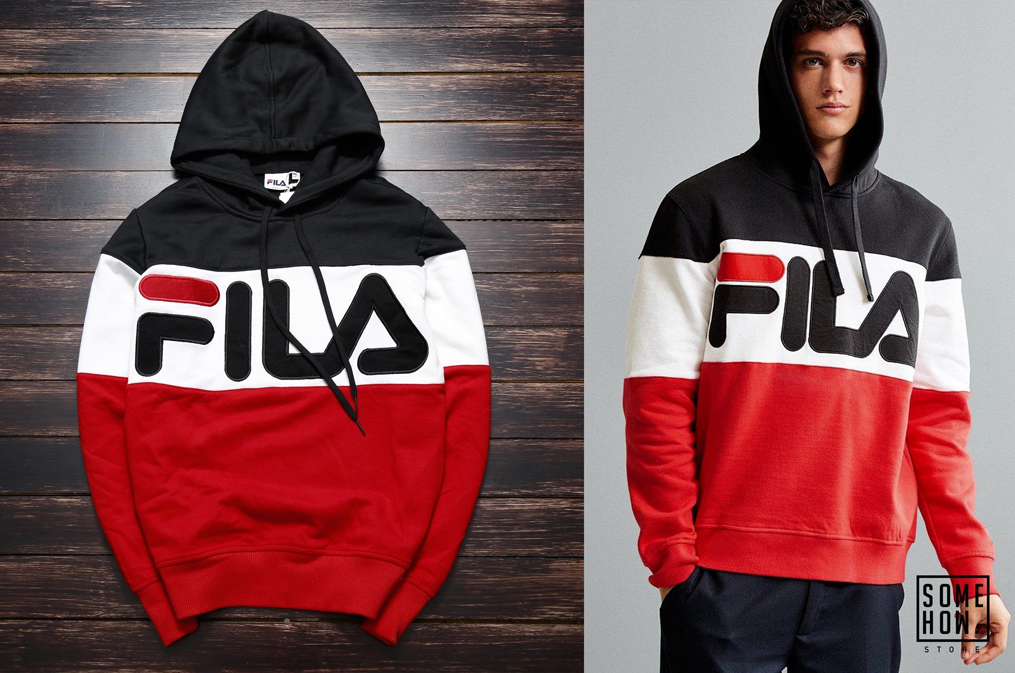 Hoodie Phối - Fila