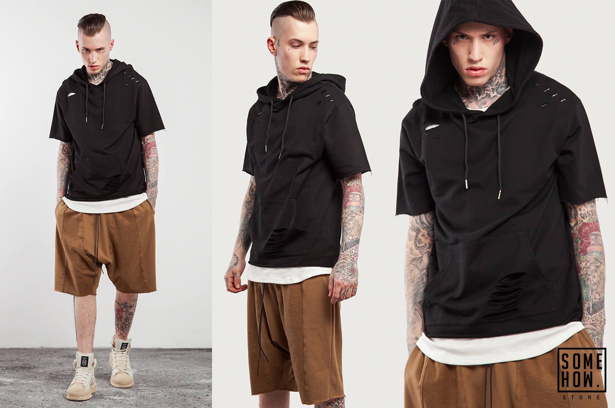 Hoodie Ngắn Tay INF