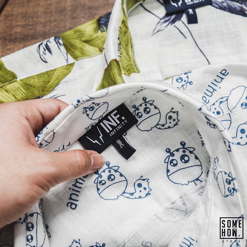Sơ Mi INF Linen Họa Tiết