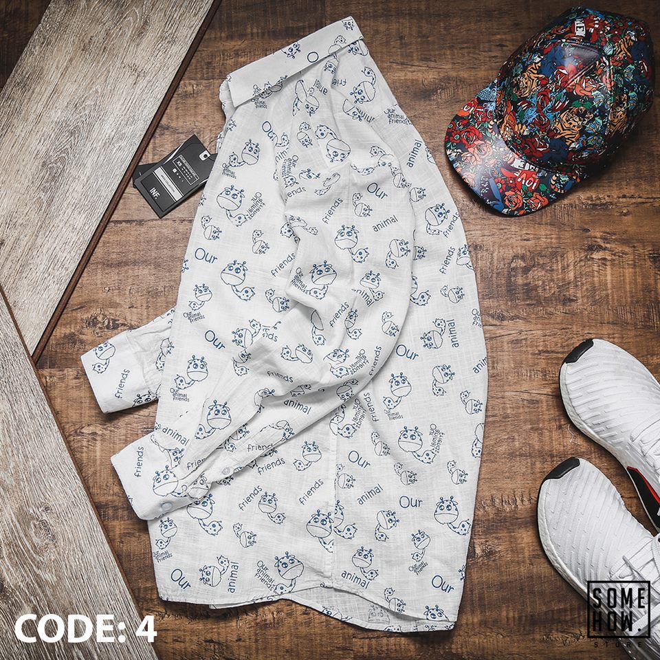 Sơ Mi INF Linen Họa Tiết