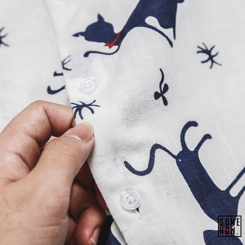 Sơ Mi INF Linen Họa Tiết