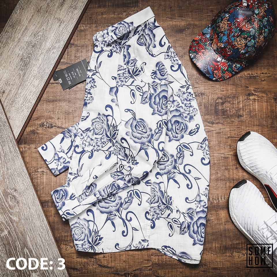 Sơ Mi INF Linen Họa Tiết