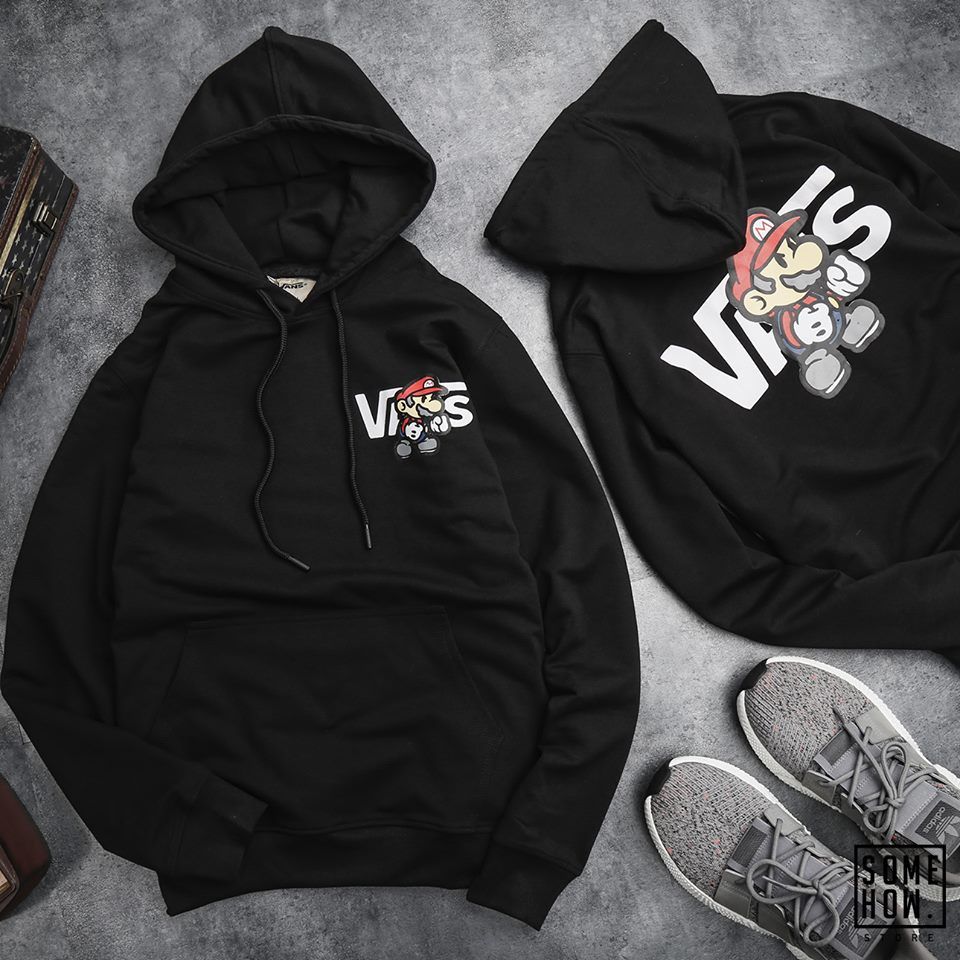 Hoodies V.a.n.s Đen Vàng