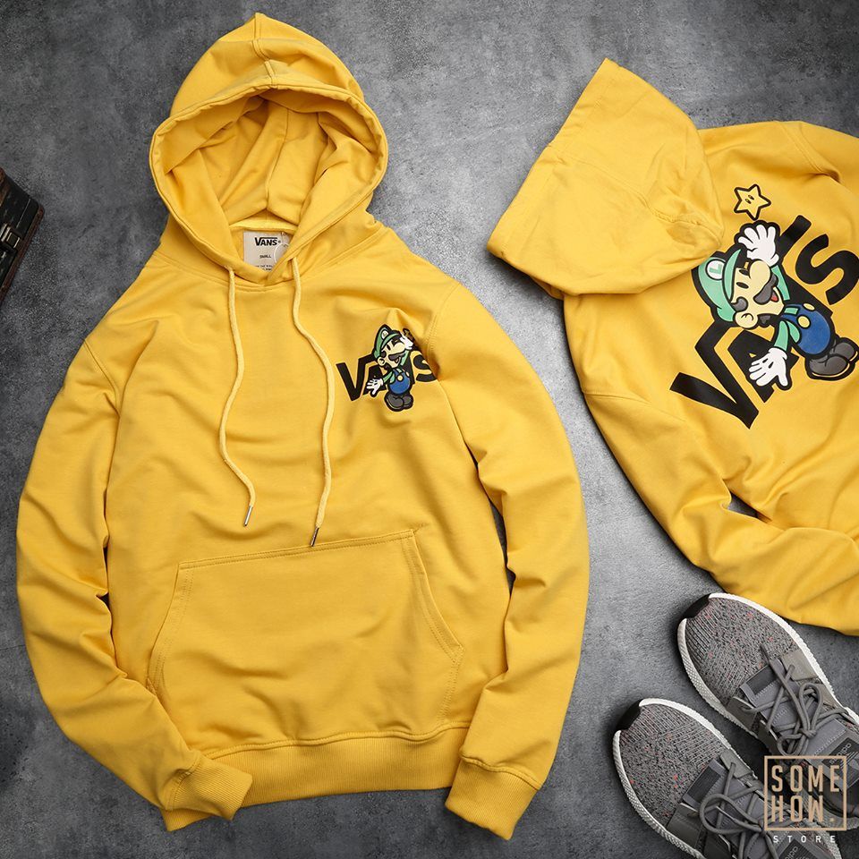 Hoodies V.a.n.s Đen Vàng