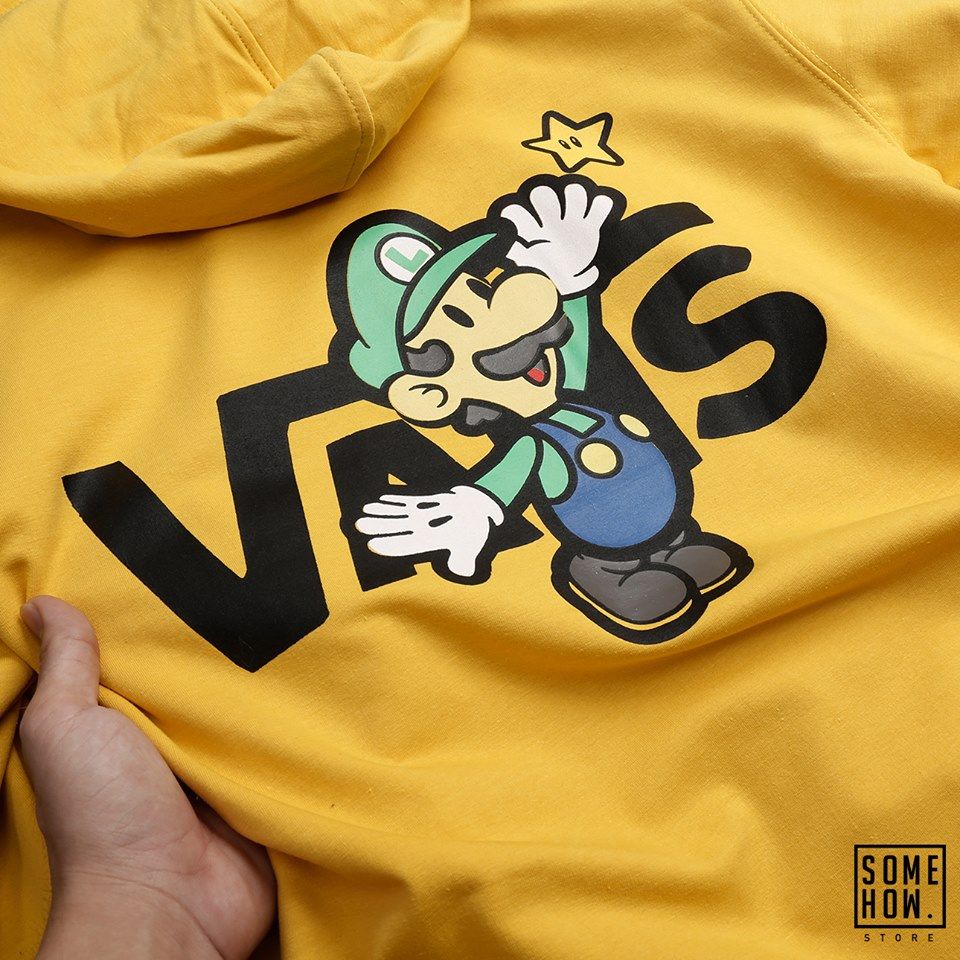 Hoodies V.a.n.s Đen Vàng