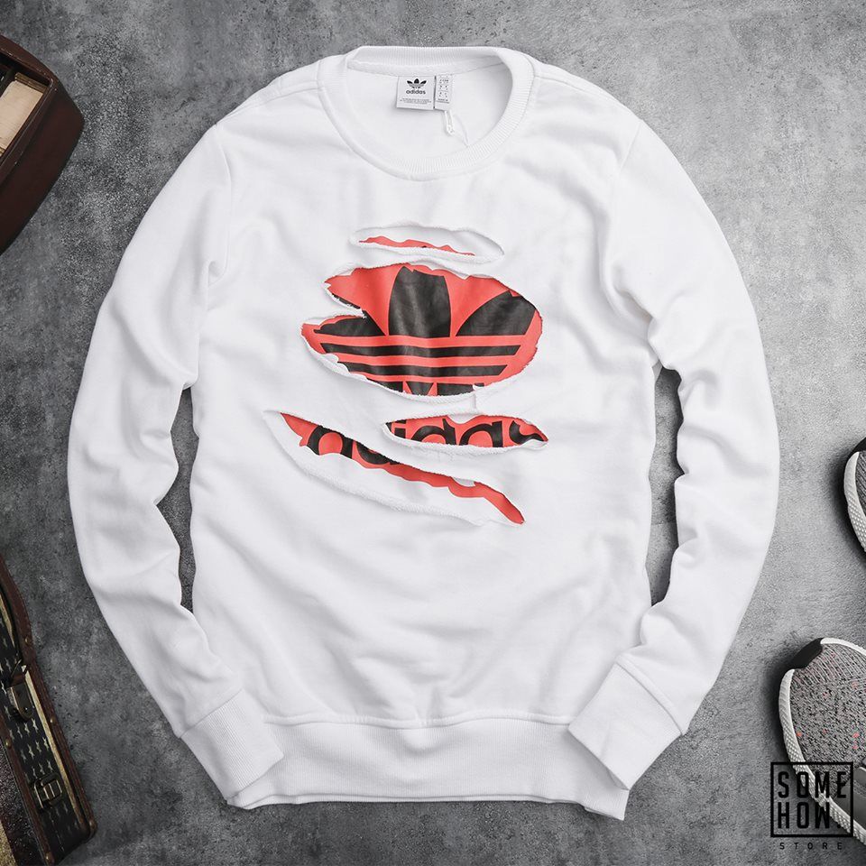 Sweater Das Logo Phối Rách