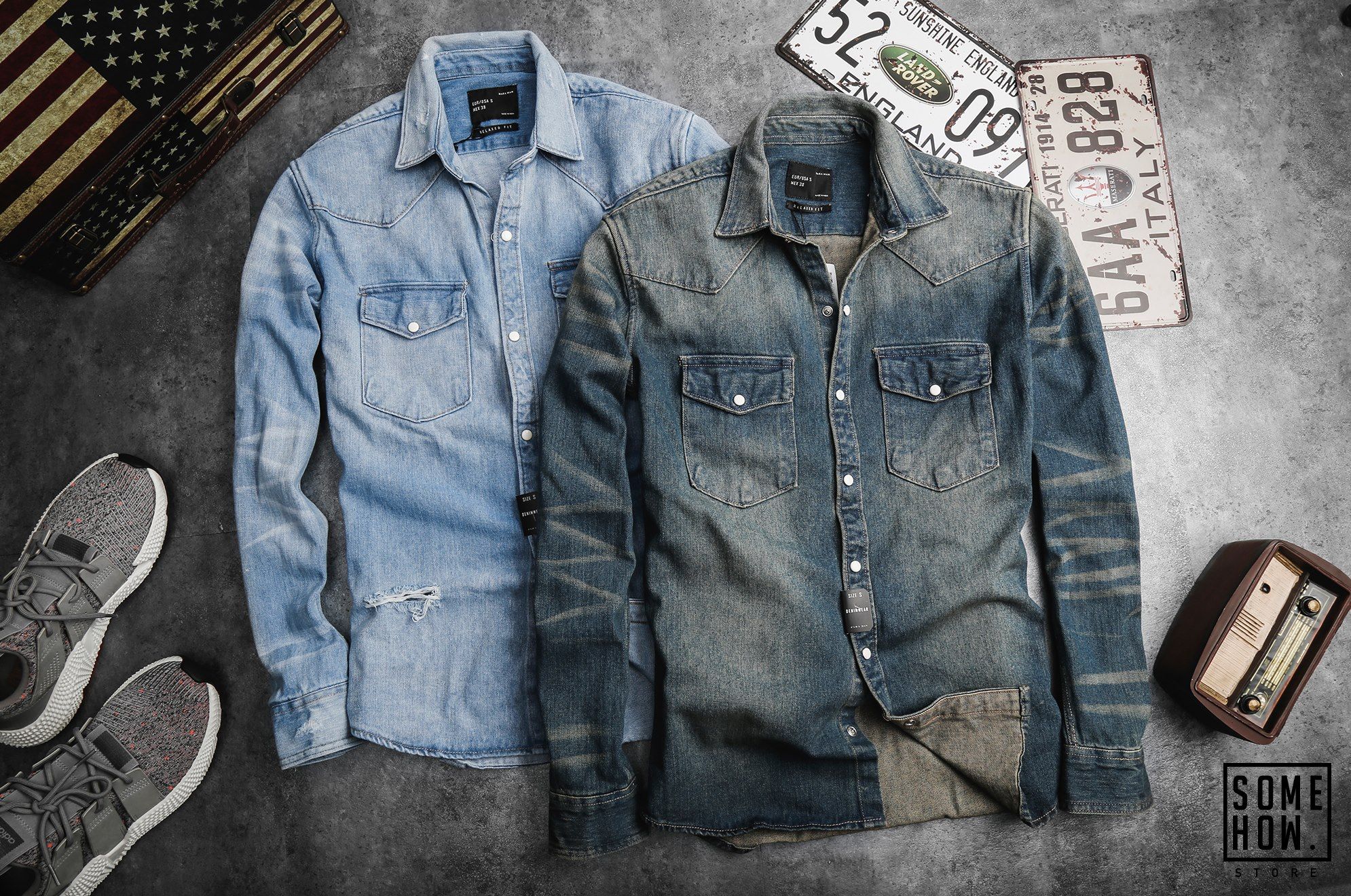 Sơ Mi Jeans ZR 2M