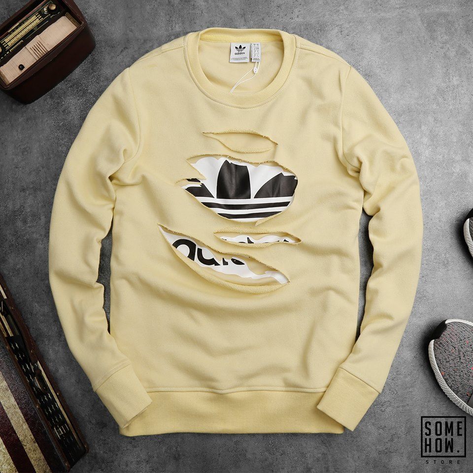 Sweater Das Logo Phối Rách