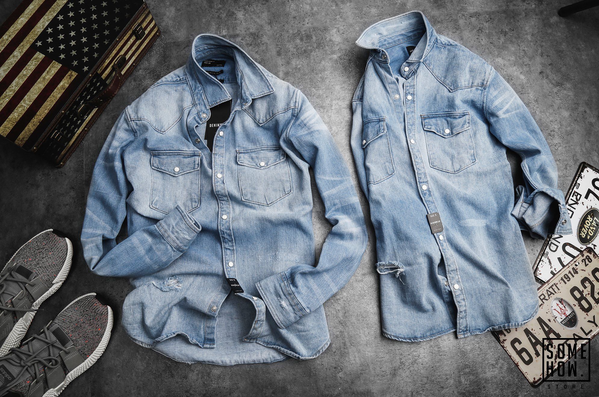 Sơ Mi Jeans ZR 2M
