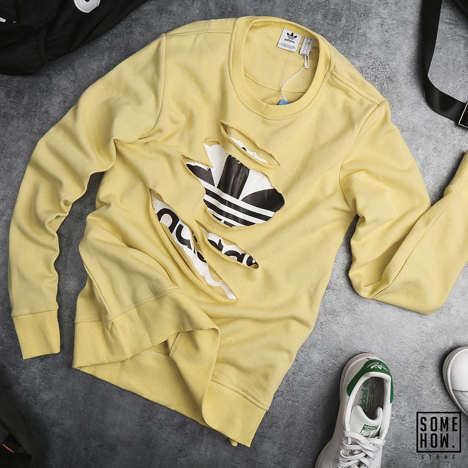 Sweater Das Logo Phối Rách