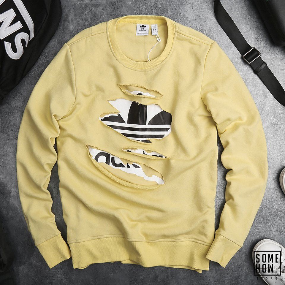 Sweater Das Logo Phối Rách