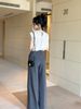 Set Bộ Loose Sleeveless Top Straight Pant