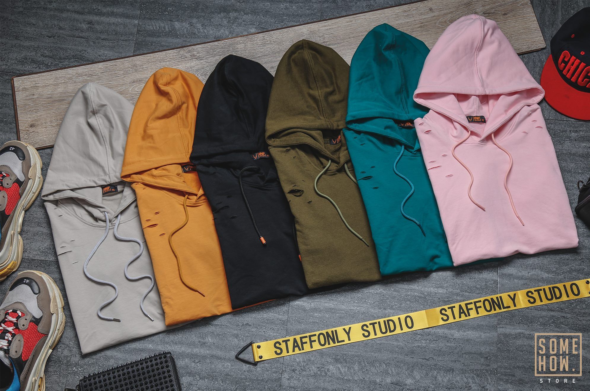 Hoodie Ngắn Tay INF