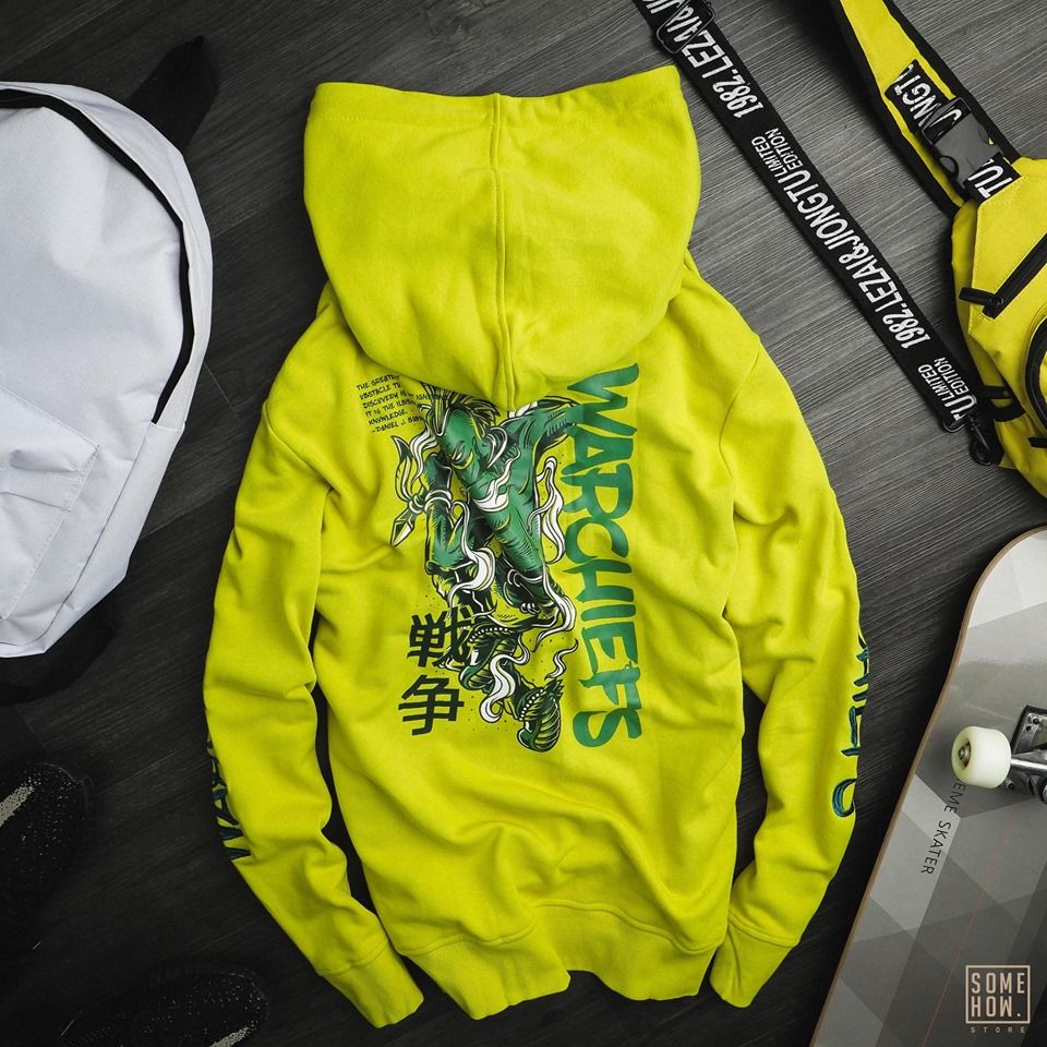 Hoodies Dạ Quang Thêu Z.R
