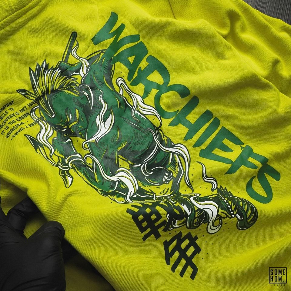 Hoodies Dạ Quang Thêu Z.R