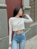 Áo Croptop Basic Long Sleeves