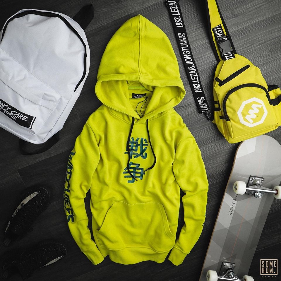 Hoodies Dạ Quang Thêu Z.R