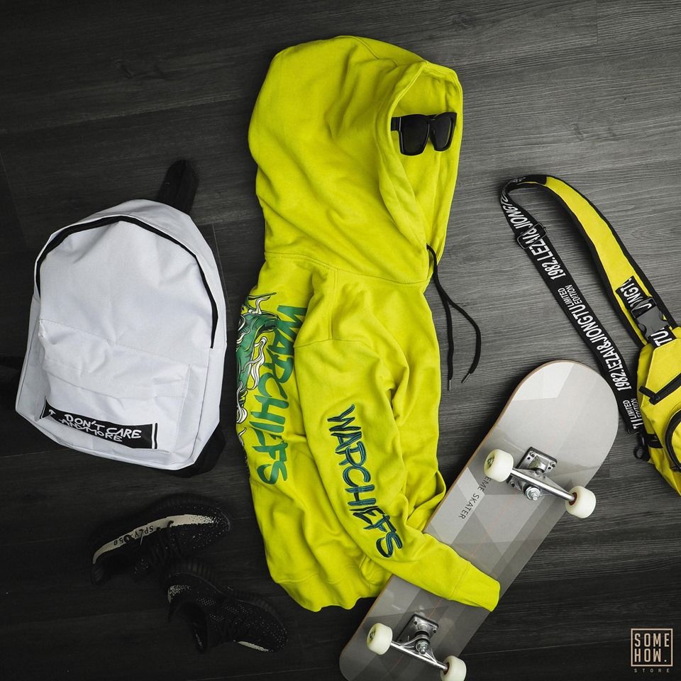 Hoodies Dạ Quang Thêu Z.R