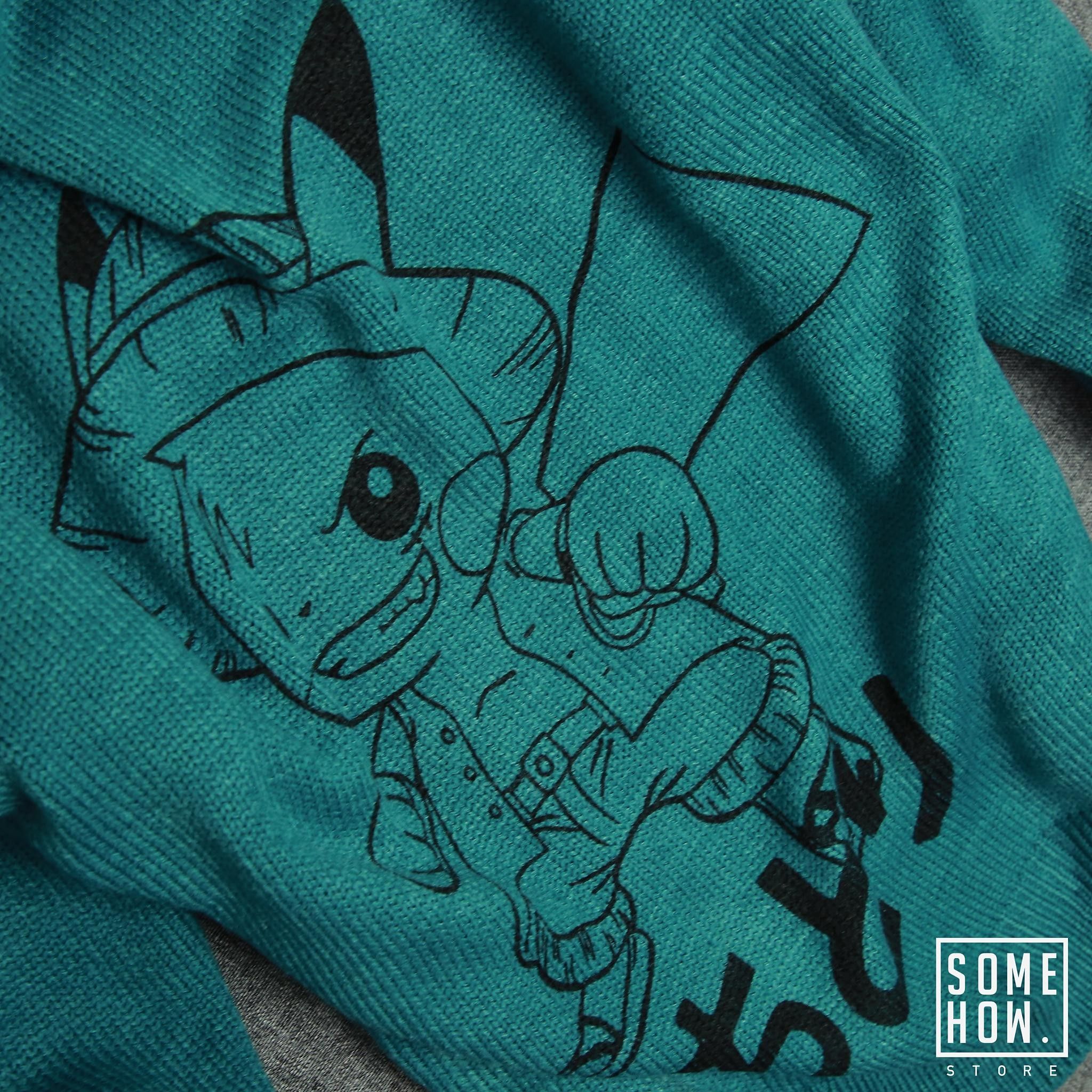 Áo Len Xanh Pikachu