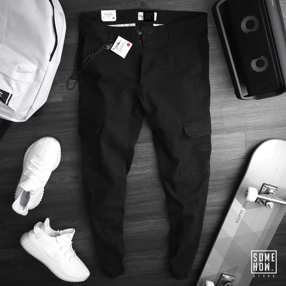 Jogger Kaki P.B Túi Hộp