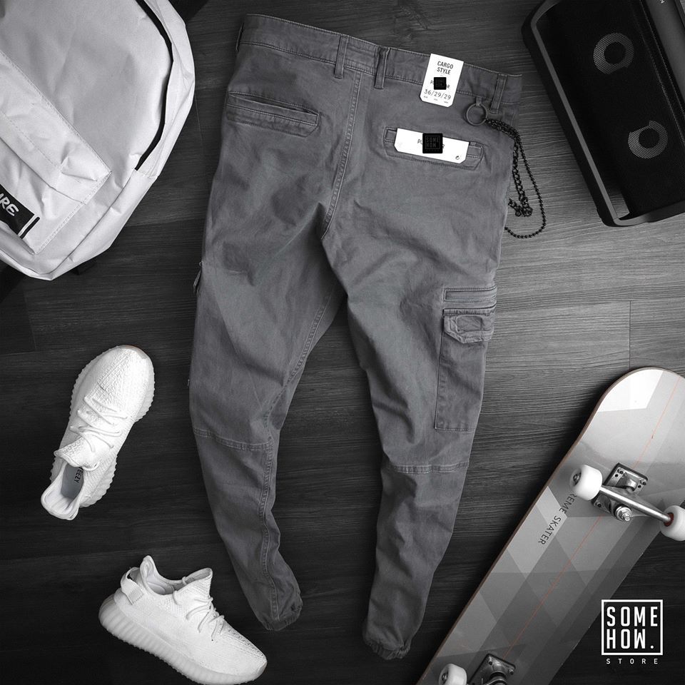 Jogger Kaki P.B Túi Hộp