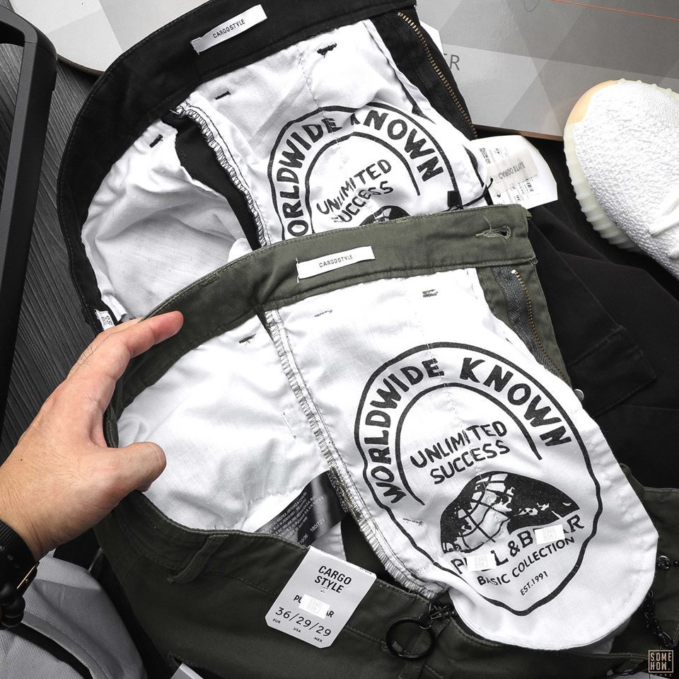 Jogger Kaki P.B Túi Hộp
