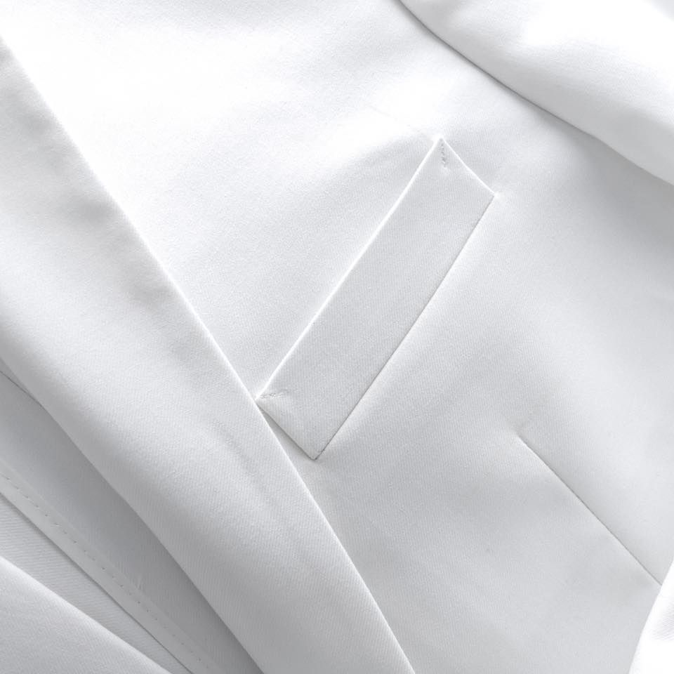 Set Vest Icon Trắng