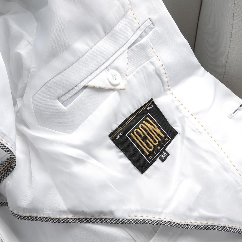 Set Vest Icon Trắng