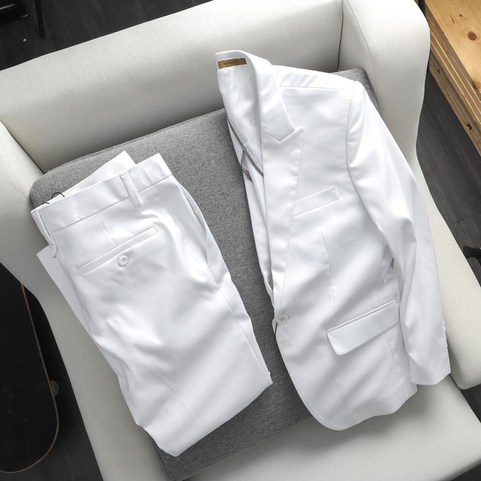 Set Vest Icon Trắng