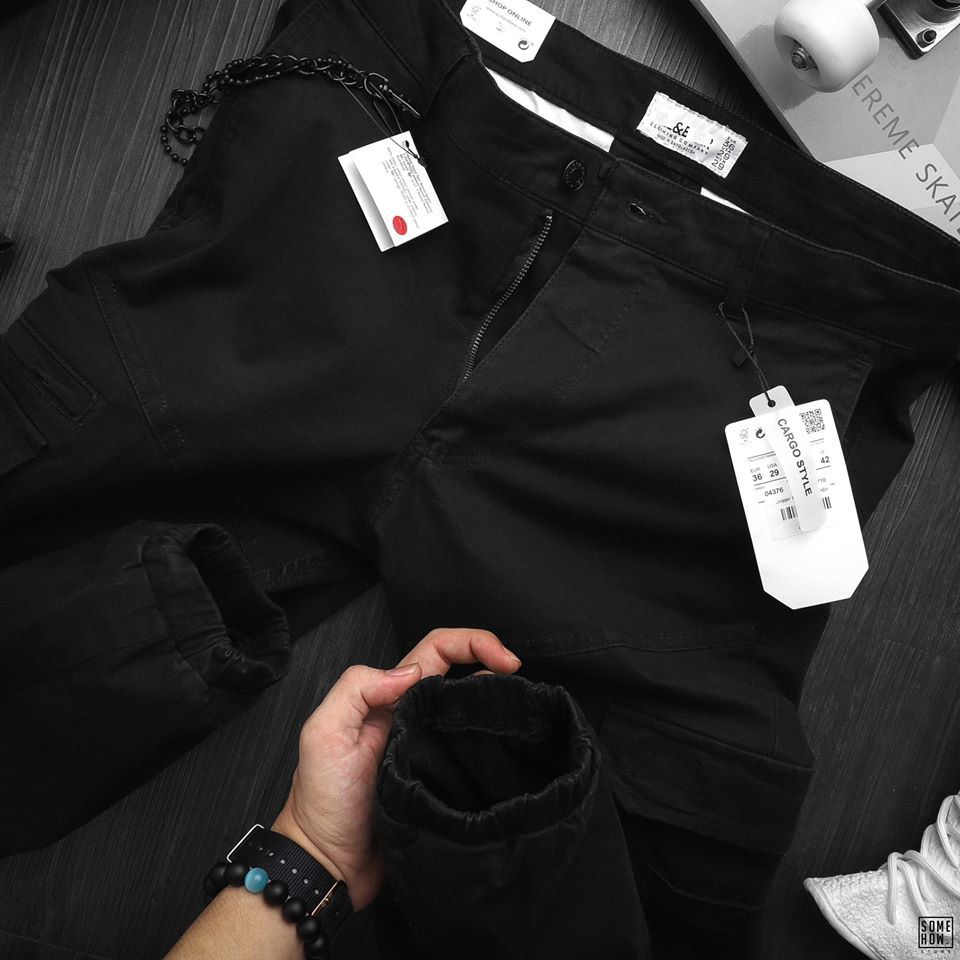 Jogger Kaki P.B Túi Hộp
