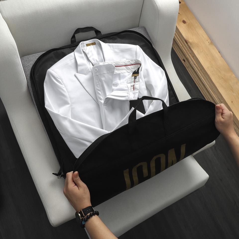 Set Vest Icon Trắng