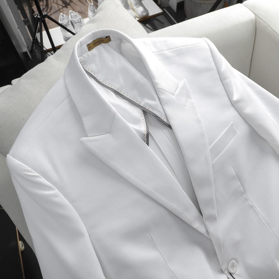 Set Vest Icon Trắng