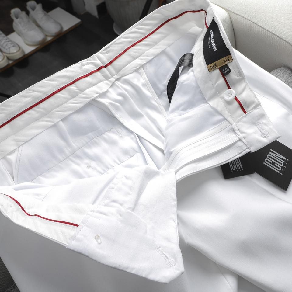 Set Vest Icon Trắng