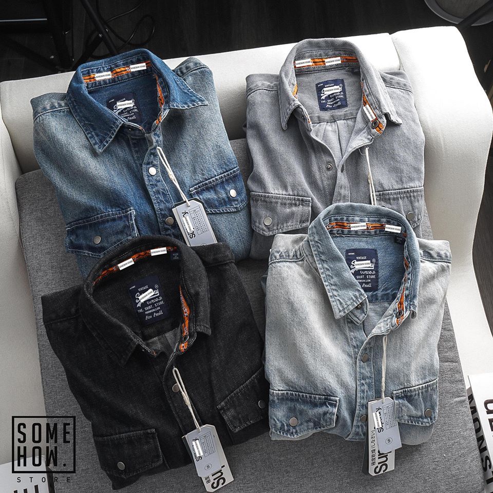 Sơ Mi Denim 4M S.dry