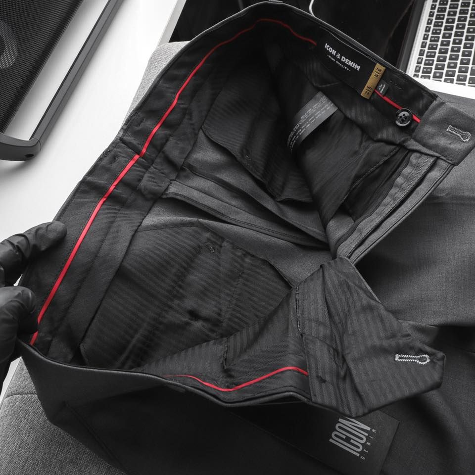Set Vest Icon Ghi Đậm