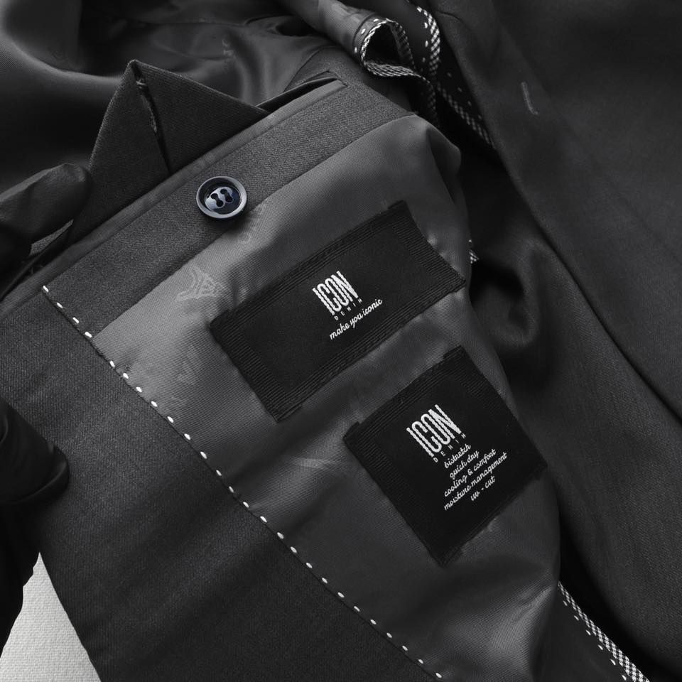 Set Vest Icon Ghi Đậm