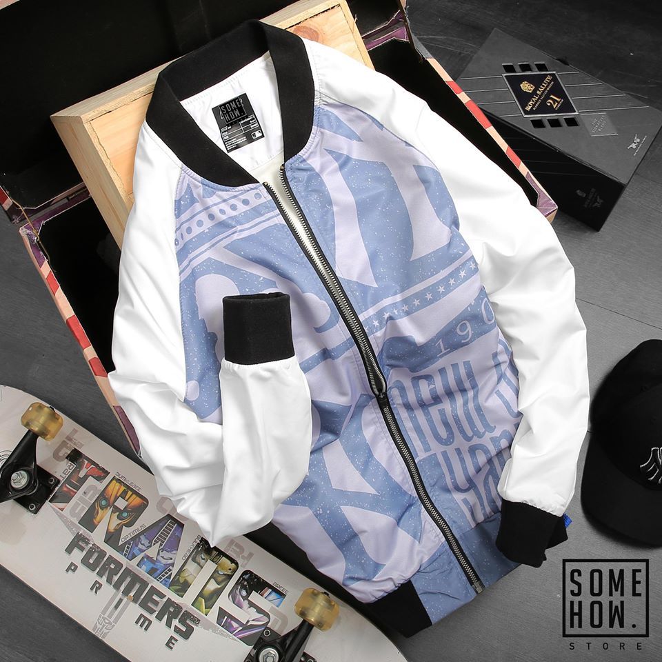 Bomber MLB Họa Tiết