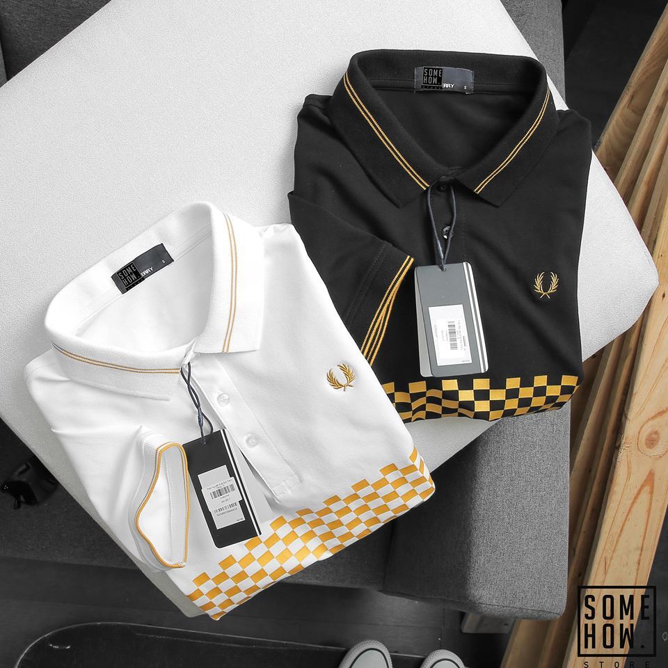 Polo Nguyệt Quế Sọc Caro
