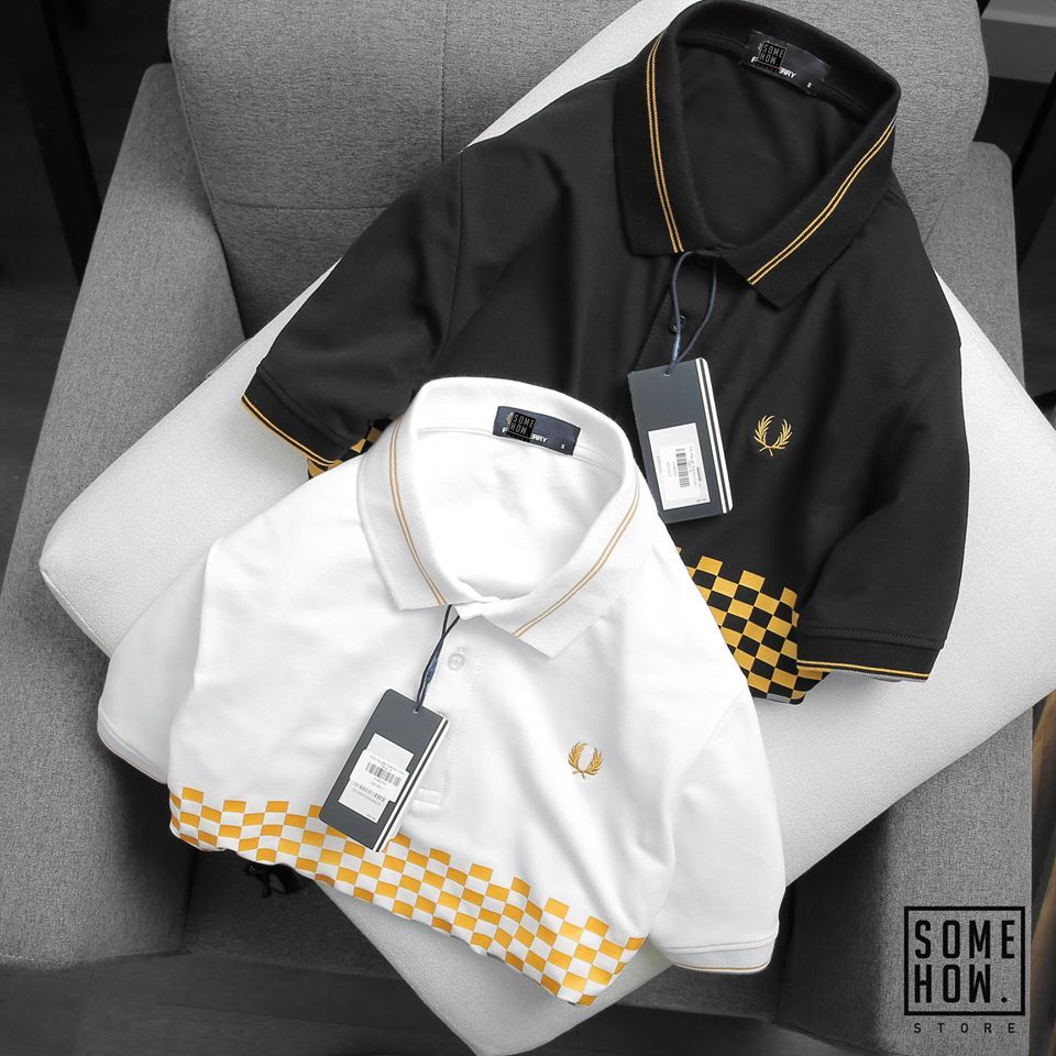 Polo Nguyệt Quế Sọc Caro