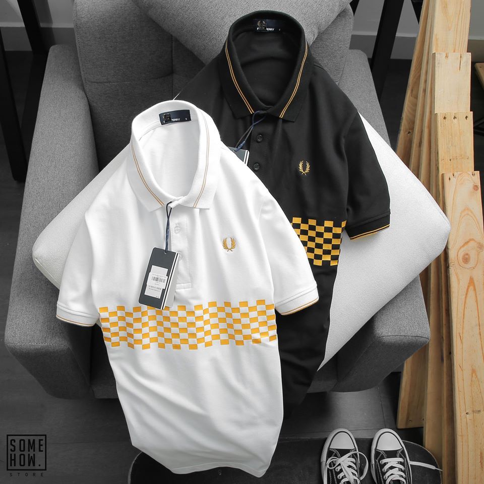 Polo Nguyệt Quế Sọc Caro