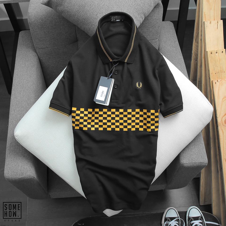 Polo Nguyệt Quế Sọc Caro