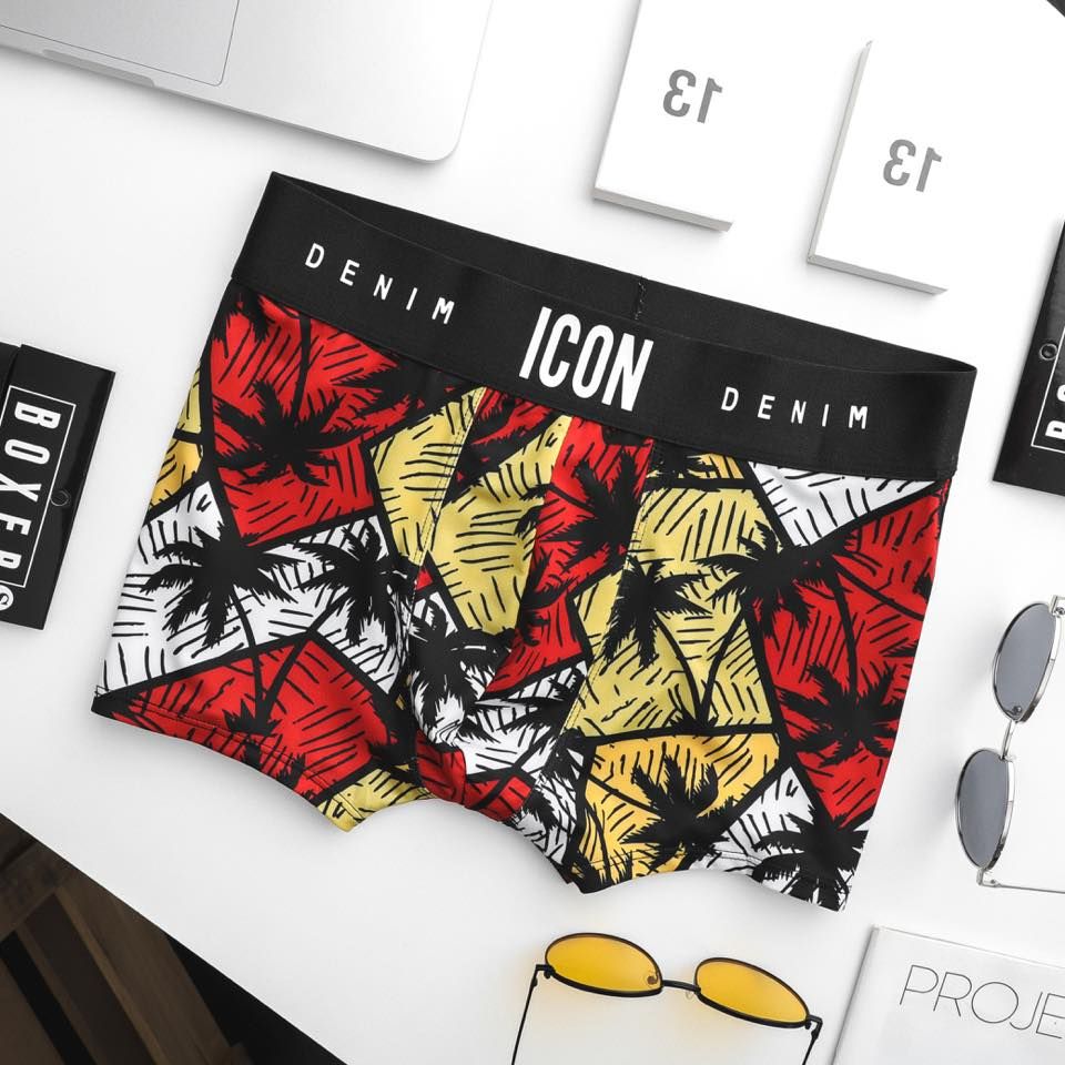 Boxer Icon Họa Tiết 4 Màu