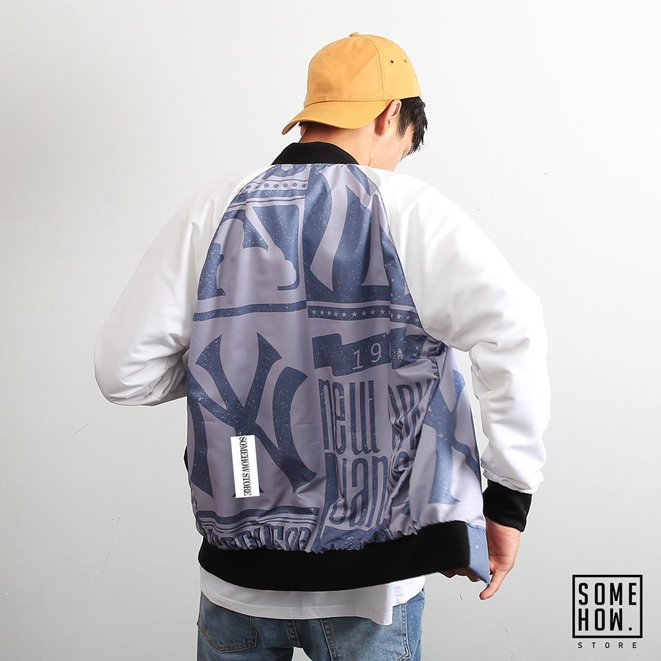 Bomber MLB Họa Tiết