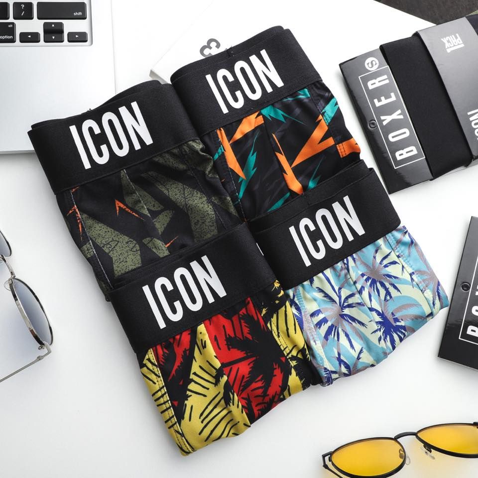 Boxer Icon Họa Tiết 4 Màu