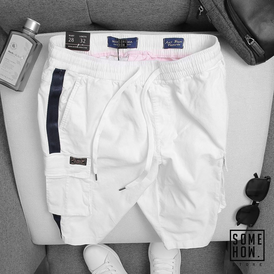 Short Nhung Sọc Hông 3M