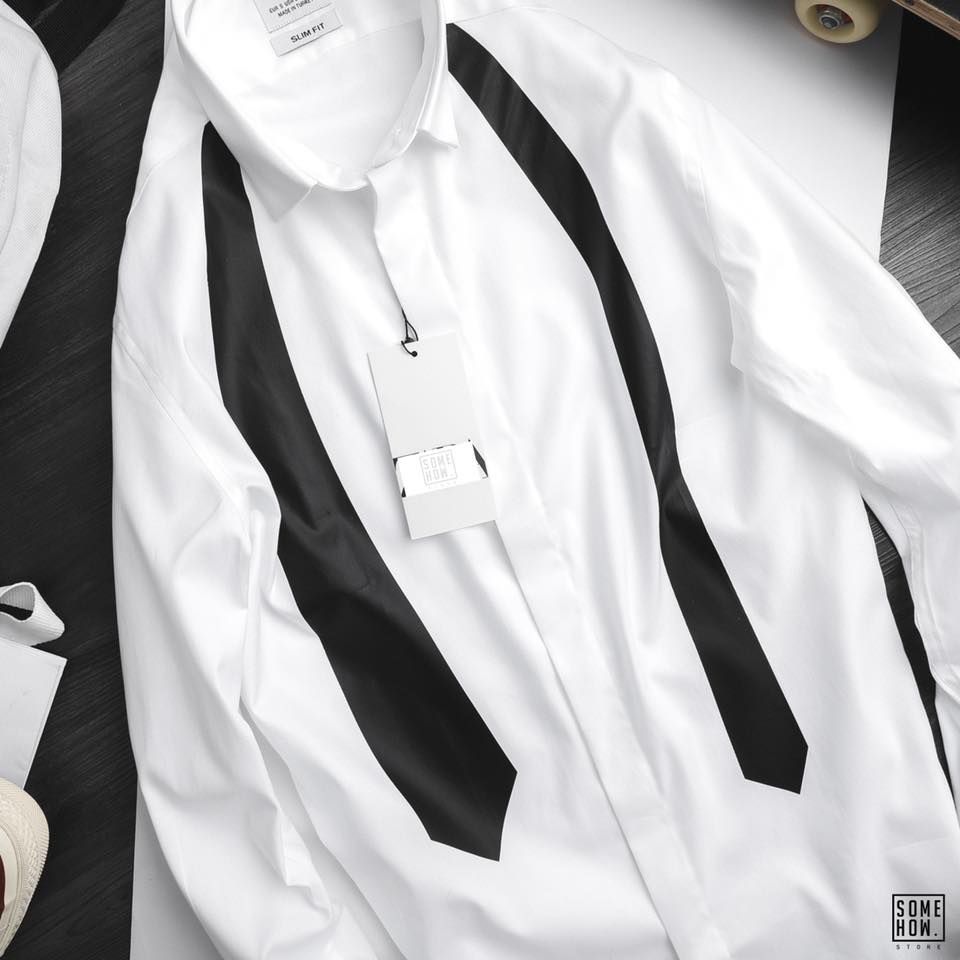 Sơ Mi Z.R In Cravat