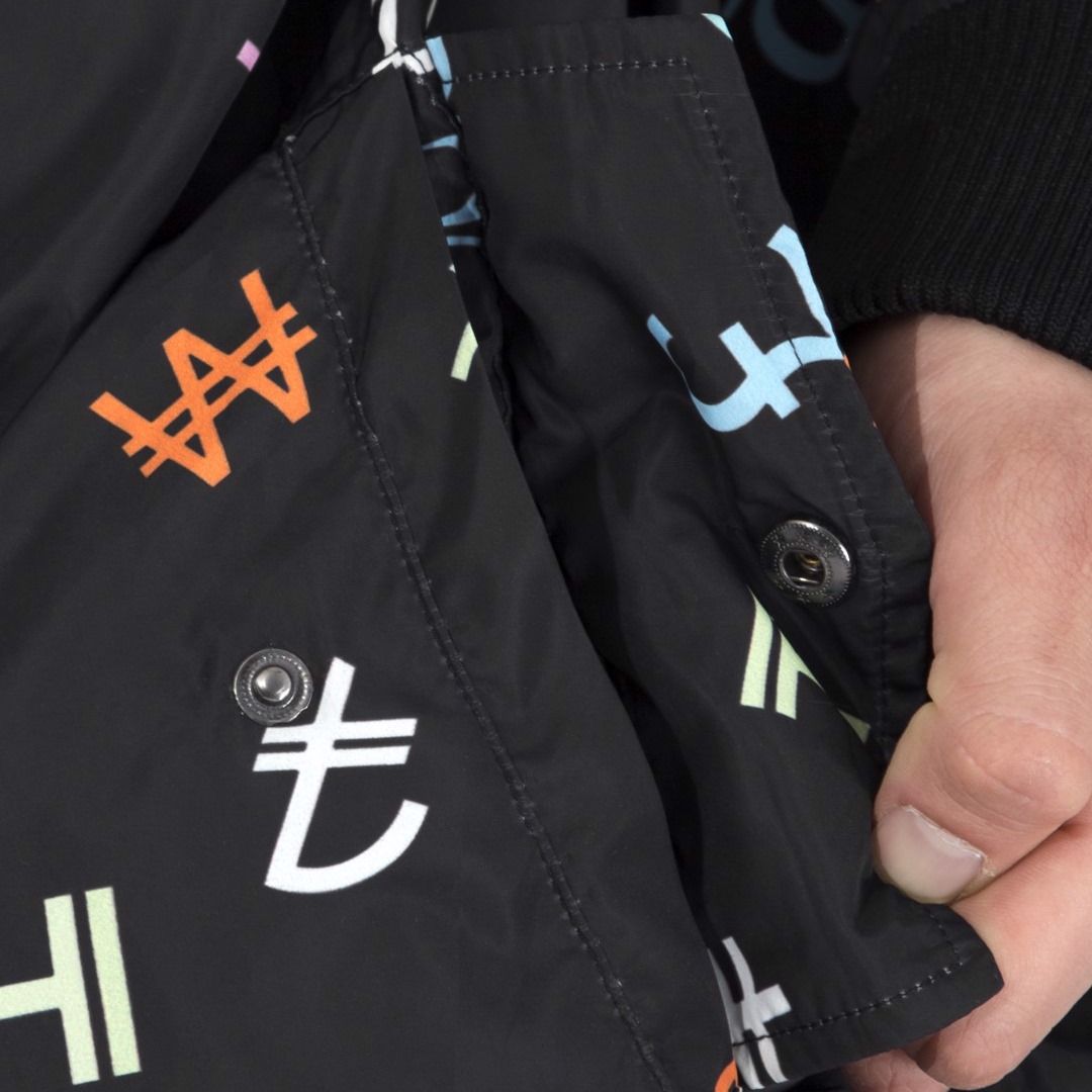 Áo Khoác Bomber Playful Currency Symbols