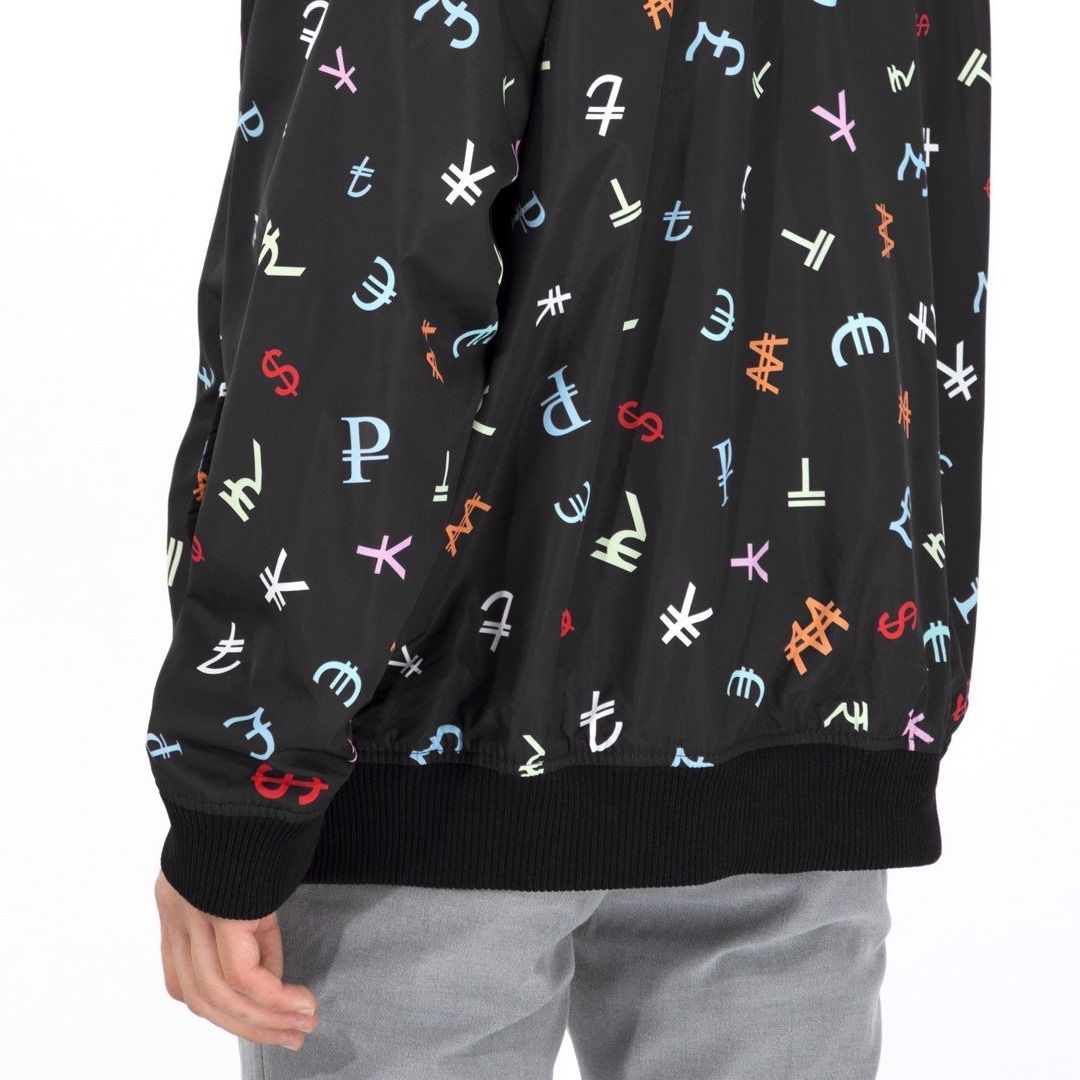 Áo Khoác Bomber Playful Currency Symbols
