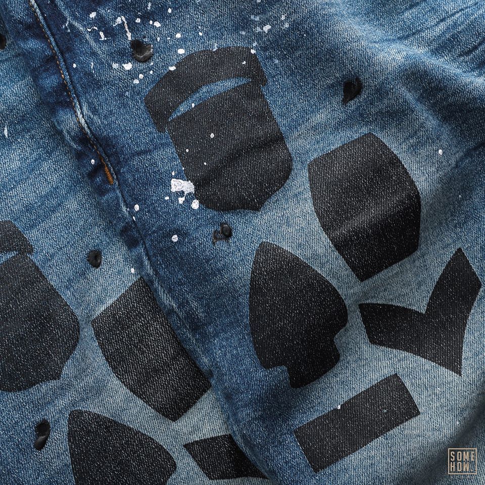 Jeans D.sel Paint Splash